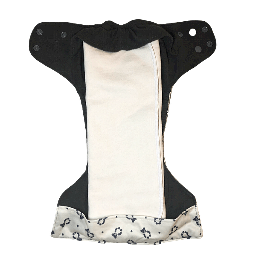 Bamboo Cotton Trifold (Snap-on)