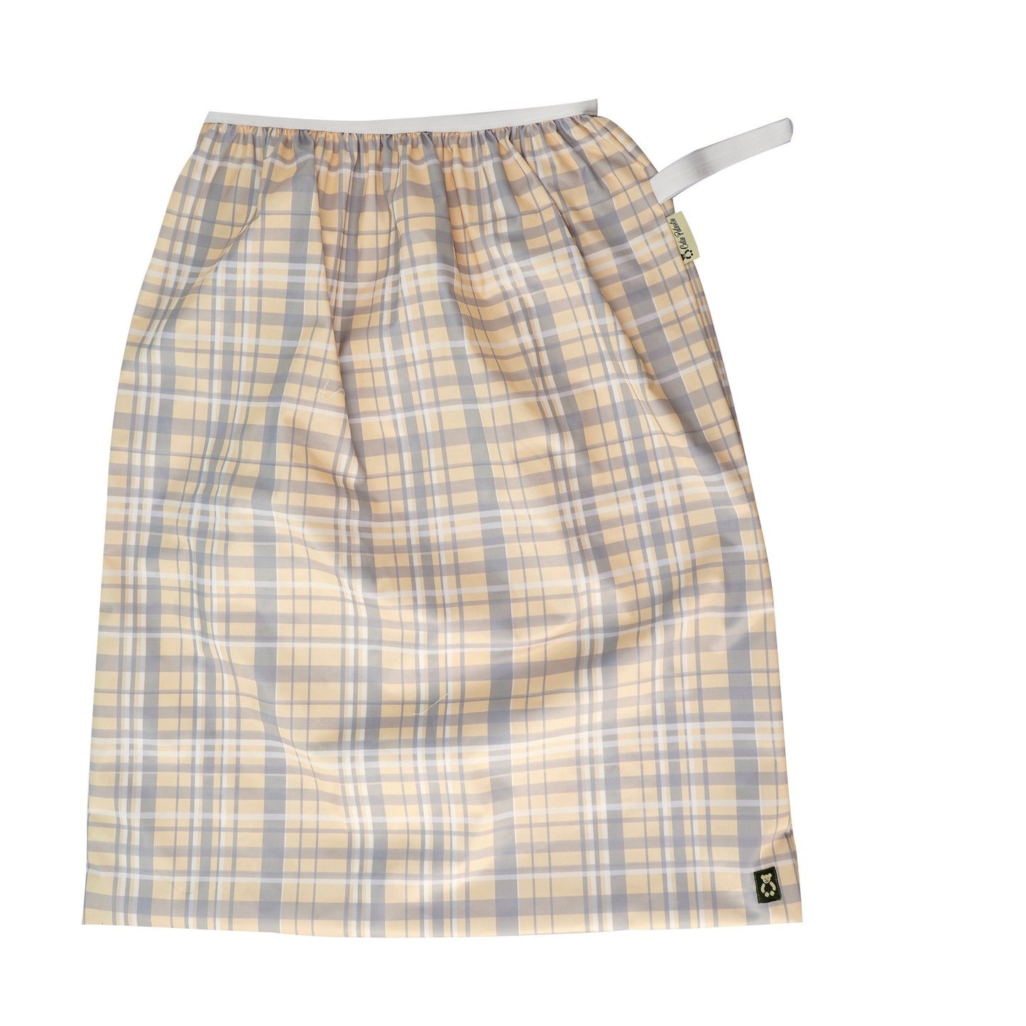 Canary Plaid Pail Liner