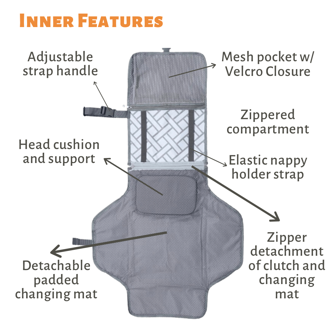 Pewter Clutch Changing Mat