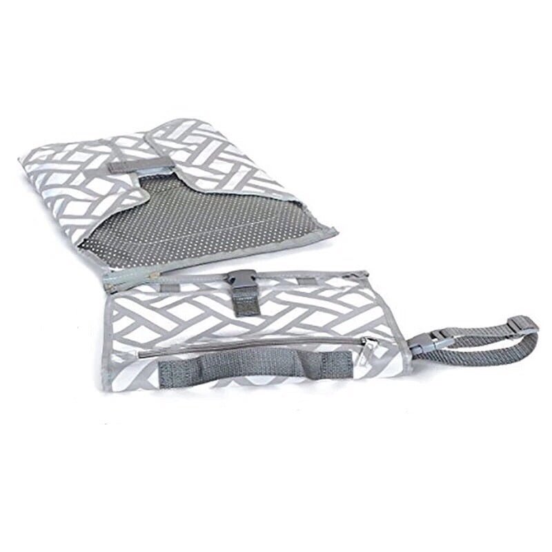 Pewter Clutch Changing Mat - Cutie Patootie FlexiNappy Premium Best Cloth Diapers