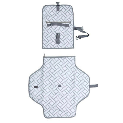 Clay Streaks Clutch Changing Mat - Cutie Patootie FlexiNappy Premium Best Cloth Diapers