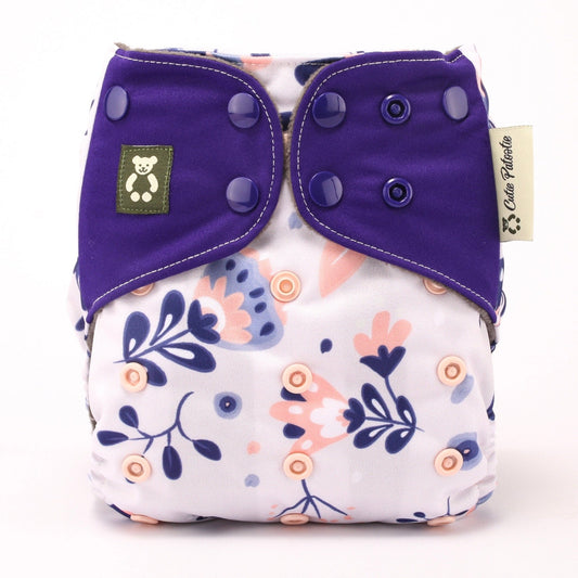 Floral Art - Cutie Patootie FlexiNappy Premium Best Cloth Diapers