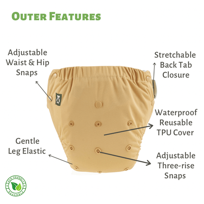 Pacific Ocean FlexiNappy Biggy